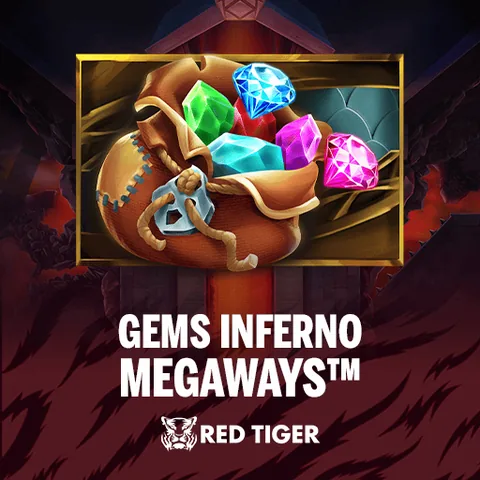 Gems Inferno Megaways oyununun kapak görseli